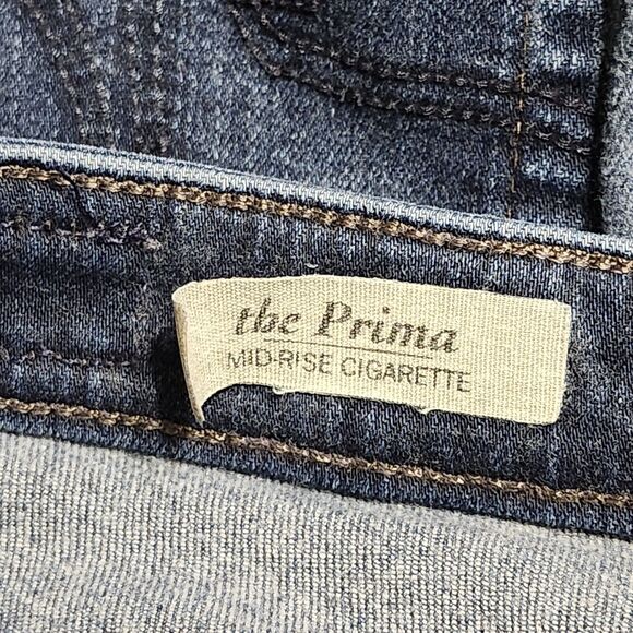AG Adriano Goldschmied Jeans Womens 27R Crop Dark Wash The Prima Cigarette 28x29 - Picture 10 of 15